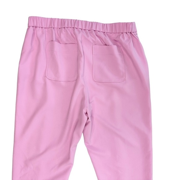 Anthropologie Maeve lilac purple pink cuffed pant pockets high-rise straight 18W - Picture 8 of 16